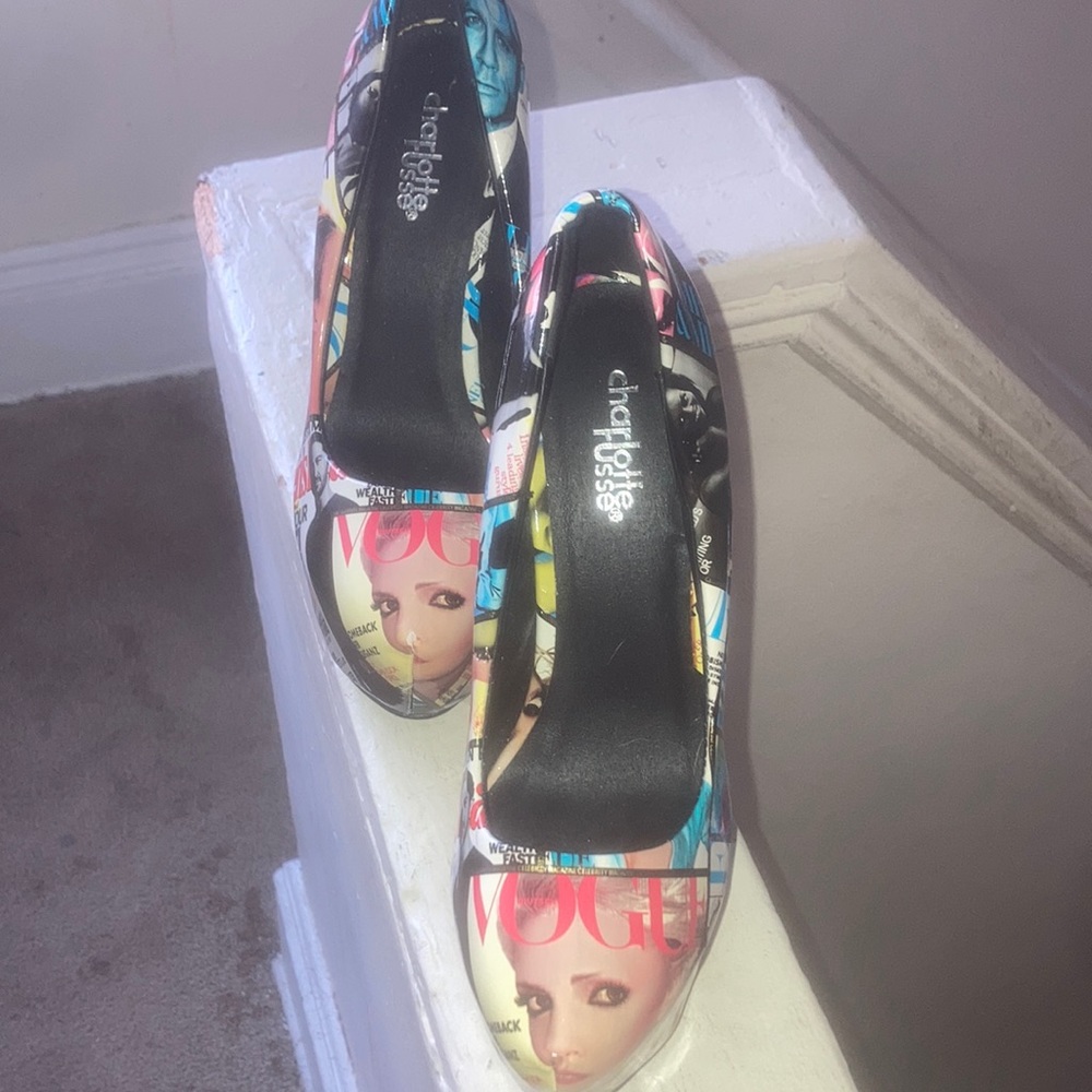 Heels size: 6 women’s